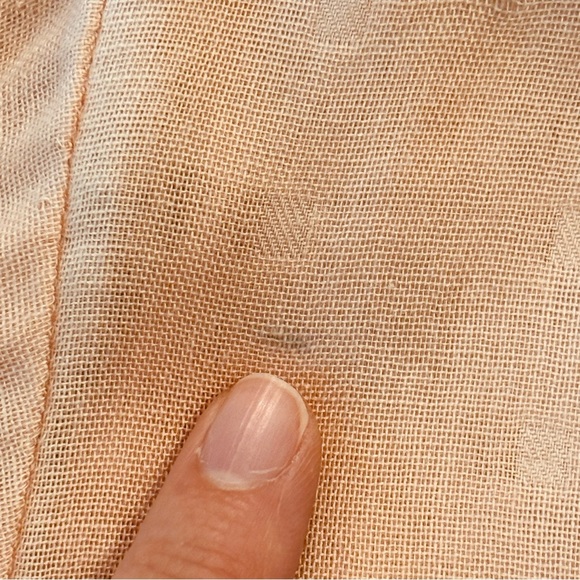 NWT Roolee Jessica Robertson Pink Short Sleeve Blouse Collar Size Small S - Picture 4 of 6